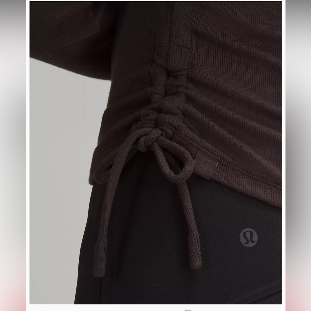 Lululemon Side-Cinch Ribbed Cardigan - Picture 3 of 6